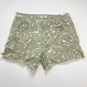 Women's Shorts Kensie Denim Shorts Light Sage Safari Size 8/29